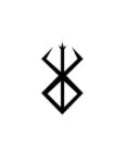 Geometric Nordic Tribal Symbol Tattoo