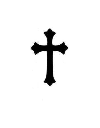 Elegant Faith Cross Tattoo